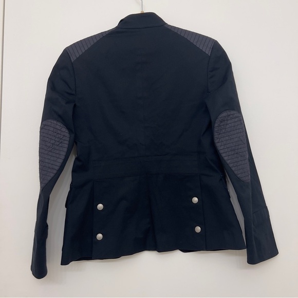 Rag & Bone Full Zip Mock Neck Utility Jacket Black Size 0​​ - Picture 11 of 16